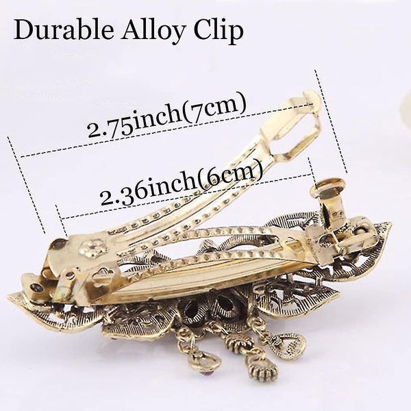 Hair Clips Women, Vintage Hair Clips Barrettes, Metal Spring Vintage Butterfly Carousel 4