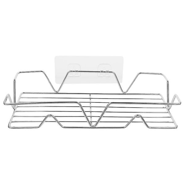 Hanging Storage Shelf Bathroom Corner Shelf Traceless Storage Rack Bathroom Rack Carousel 1