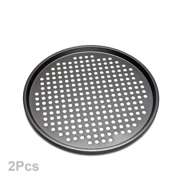 2Pcs Pizza Pan Tray Bakeware Oven Rack Tin Moulds *Local STOCK NOW* Carousel 2