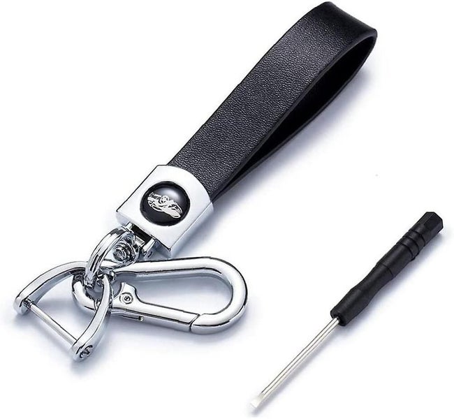 Leather Keychain Keychain Keychain Keyring Keychain Key Ring Fob Hanging Ornamen Carousel 1