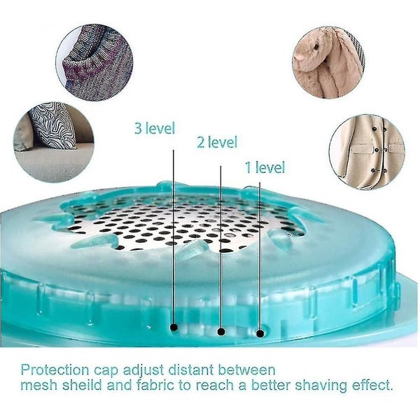 Lint Remover, Electric Fabric Shaver With 6-blade Head Carousel 4