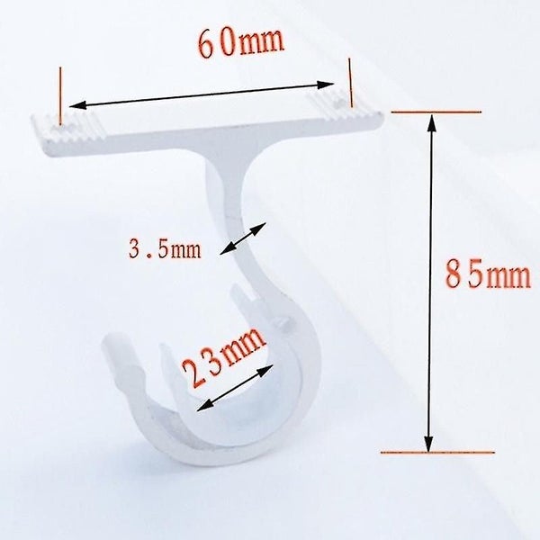 Household Aluminum Alloy Curtain Rod Bracket Window Curta Fixed Bracket Carousel 2