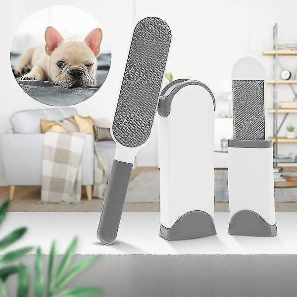 Lint Brush Pet Hair Remover Brush Magic Lint Brushes With Self-cleaning Bas Carousel 2