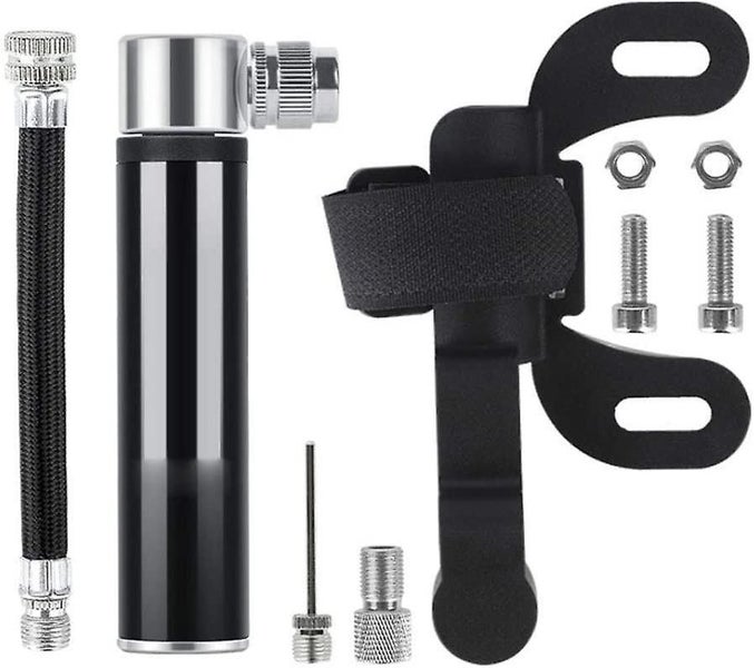 High Pressure 120 Psi Aluminum Alloy Portable Mini Bicycle Pump Compatible With Carousel 1