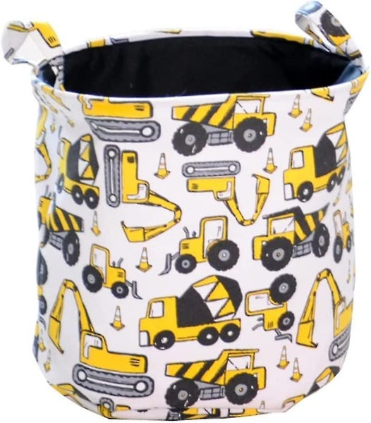 Large Sized Laundry Hamper Waterproof Canvas Bucket Clothing Laundry Basket With Carousel 1