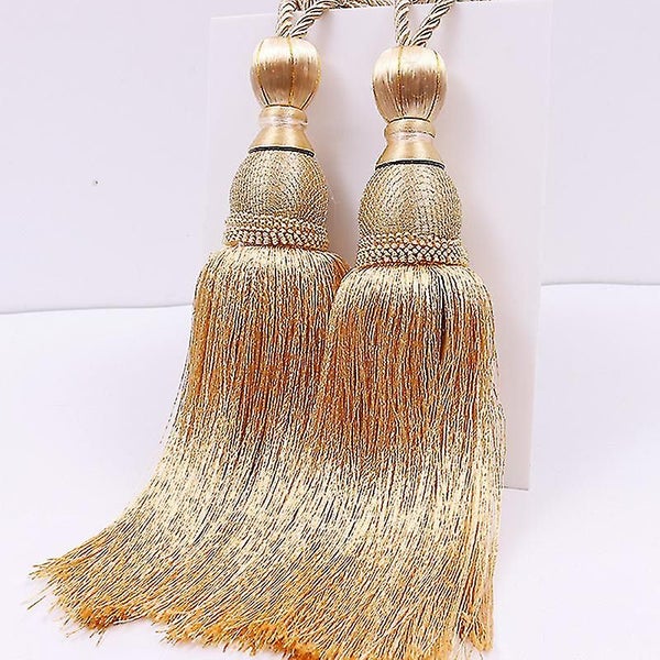 Home Curtain Tieback, Curtain Clips Rope Tie Band, Tassel Tie Curtain Holder Tas Carousel 1