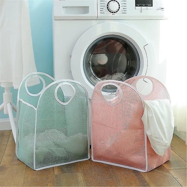 Laundry Basket,collapsible Nylon Laundry Bag, Dirty Clothes Basket Portable Laun Carousel 2