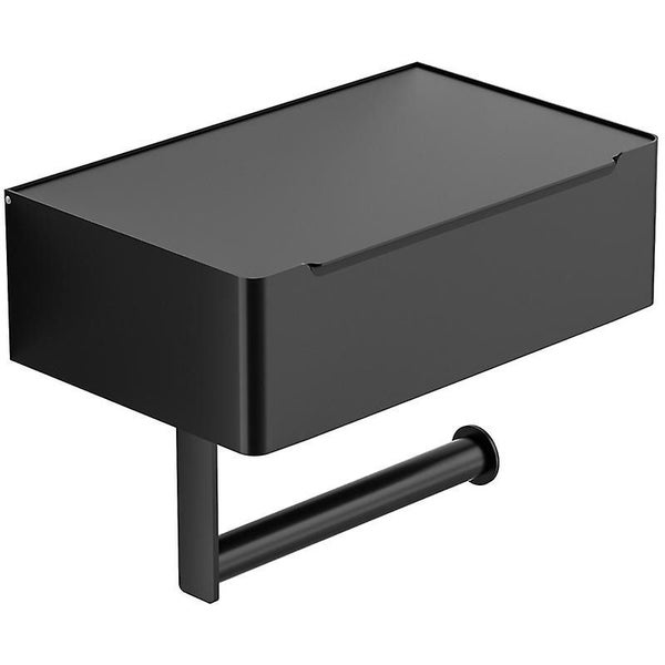 Large Toilet Paper Holder With Shelf, Wipes Dispenser And Storage, Stainless Ste Carousel 1