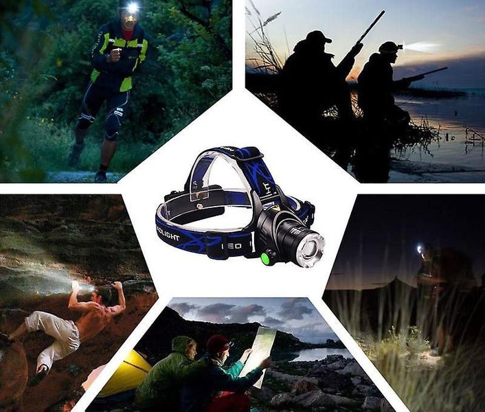 Head Flashlight, Usb Rechargeable Led Headlamp, Ipx4 Waterproof T004 Headlamp Wi Carousel 5