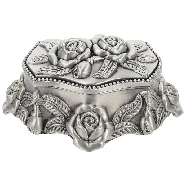 Jewelry Organizer Ring Earrings Necklace Jewelry Storage Box Jewelry Case Carousel 1