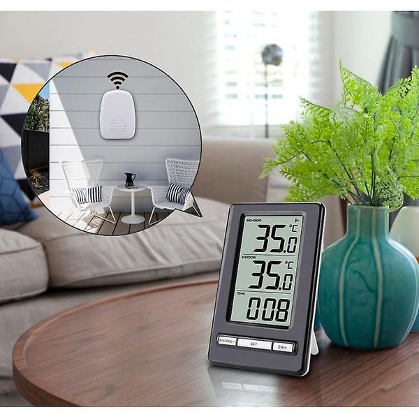 Hygrometer Humidity Gauge Meter, Wireless Indoor Outdoor Thermometer With 1 Remo Carousel 5