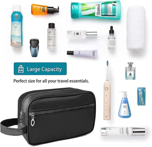 Men's Toiletry Bag. Travel Toilet Bag Portable Waterproof Wash Bag Shaving Bag Carousel 2
