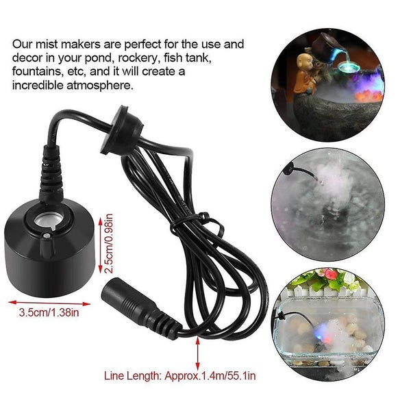 Mini Diffuser Mist Machine Water Fountain Pond Fish Tank Create Atmosphere For G Carousel 2