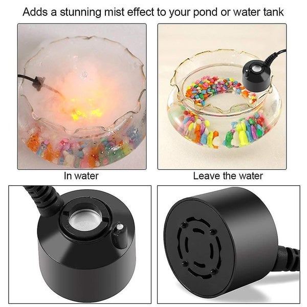 Mini Diffuser Mist Machine Water Fountain Pond Fish Tank Create Atmosphere For G Carousel 5