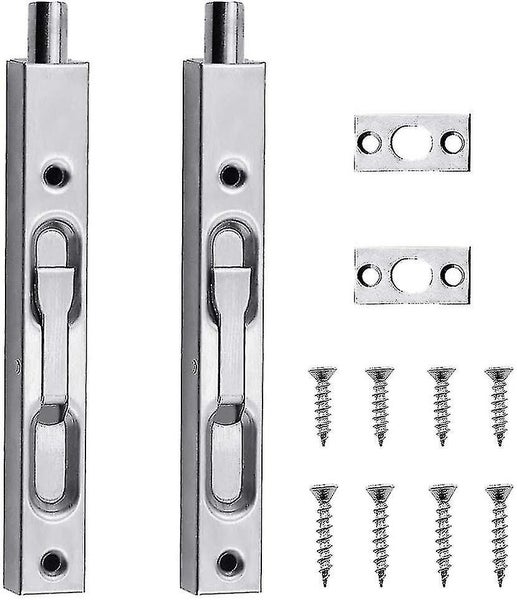 Mortise Lock Door Latch 6 Inch Sliding Latch Lever Handle Concealed Door Latch W Carousel 1
