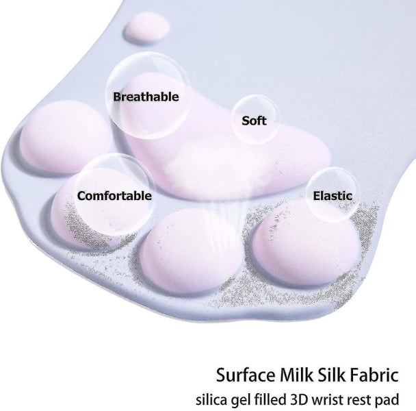Mouse Pad With Wrist Rest, Ergonomic Mouse Pad, Kawaii Mouse Pad, Silicone Mouse Carousel 2