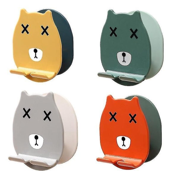4pcs Mini Desktop Cellphone Holder Creative Wall Hanging Tablet Holder Universal Carousel 1