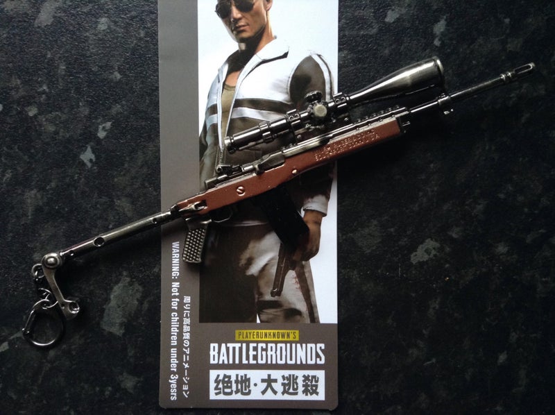23cm Die cast Mini 14 semi-auto rifle scale model from PUBG *LAST 1* Carousel 1