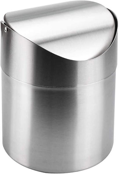 Mini Desktop Bin With Lid, Trash Can Small Desk Bin Indoor Dustbins For Desk Off Carousel 1