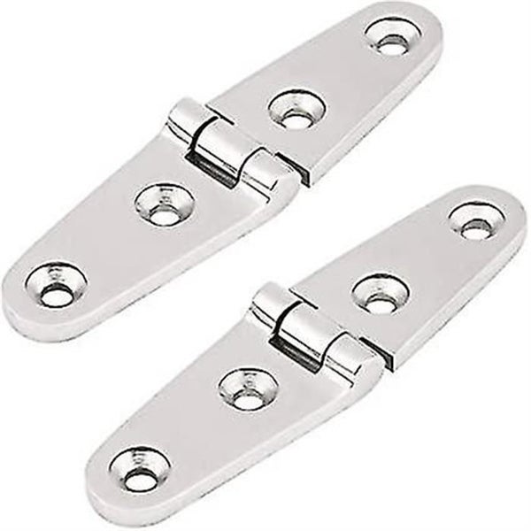 Marine Door Hinge, Stainless Steel Polished Strap Hinge Hatch Hinge Marine Boat Carousel 1
