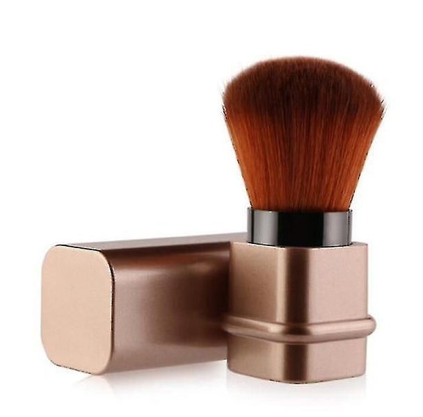 Makeup Brush, Powder Brushes, Retractable Makeup Blush Brush(gold) Carousel 1