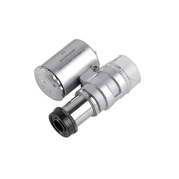 Mini Microscope Magnifier Portable Microscope Magnifier Glass Led Uv Light For J Carousel 1