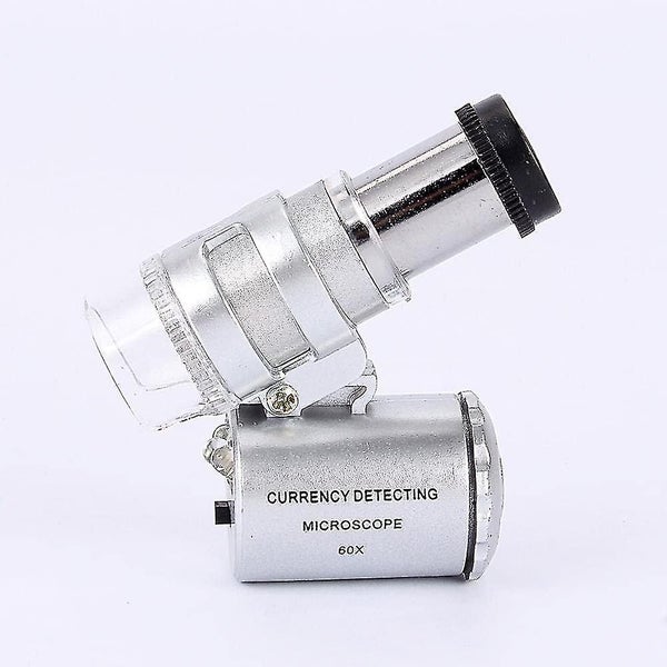 Mini Microscope Magnifier Portable Microscope Magnifier Glass Led Uv Light For J Carousel 2