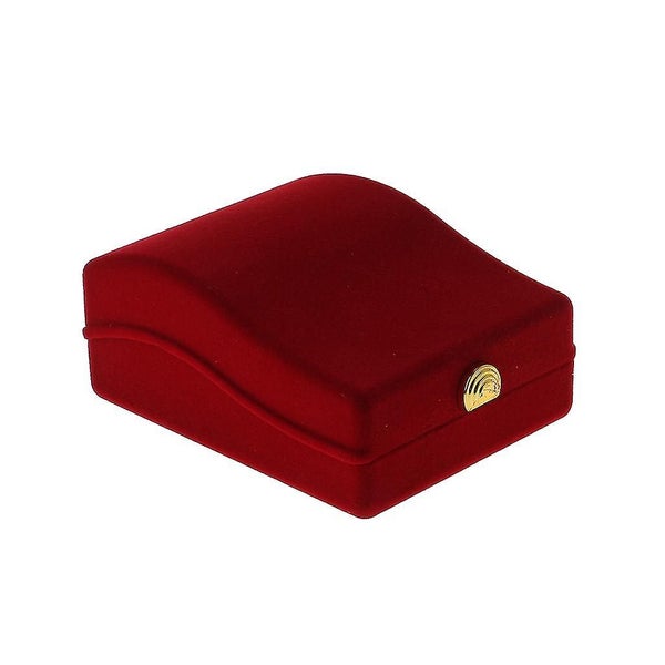 Luxury New Velvet Flock For Case Jewelry Ring Earring Necklace Pendant Box Gift Carousel 2