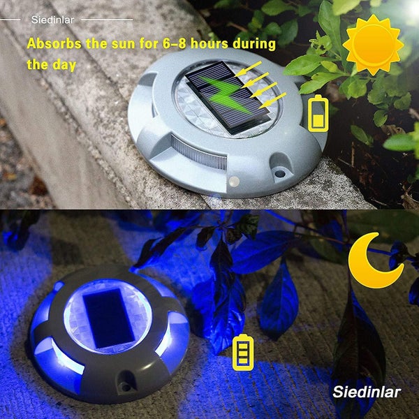 Solar Deck Lights Driveway Solar Lamp Outdoor Led Waterproof Lights For Garden D Carousel 2