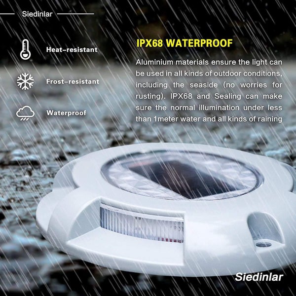 Solar Deck Lights Driveway Solar Lamp Outdoor Led Waterproof Lights For Garden D Carousel 3