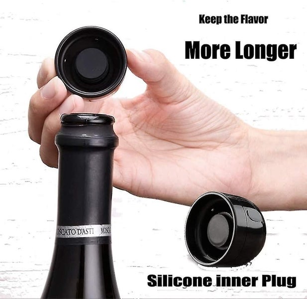 Sparkling Wine Stopper, Pack Of 4 Champagne Bottle Stoppers With Gift Carousel 2