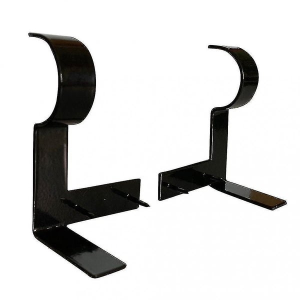 Single Hang Curtain Rod + Center Support Bracket Frame Curtain Rod Bracket Carousel 1