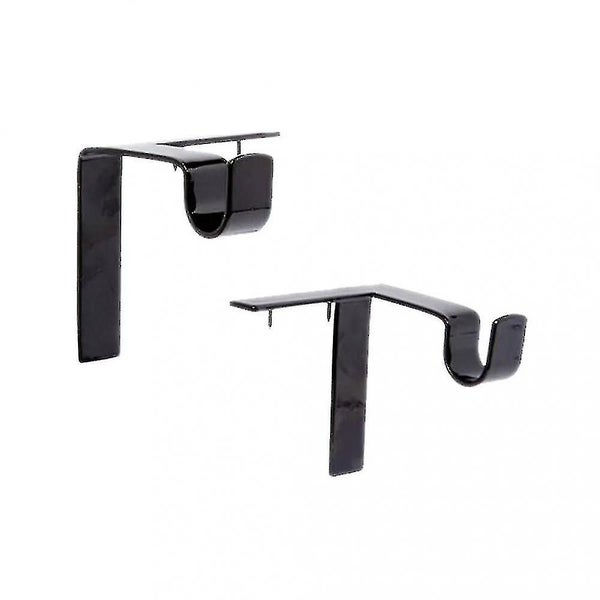 Single Hang Curtain Rod + Center Support Bracket Frame Curtain Rod Bracket Carousel 3