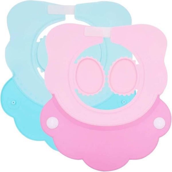 Shower Cap Baby Shower Cap Adjustable Shampoo Assist Kids Adult Shampoo Guard Pi Carousel 1