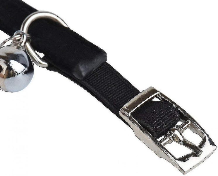 Soft Velvet Safe Cat Adjustable Collar Bling Diamante With Bells,11 Inch For Sma Carousel 2