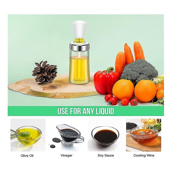 Silicone Oil Brush Oil Bottle Bbq Tools Barbecue Oil Brush Baking Pancake Oil Br Carousel 2