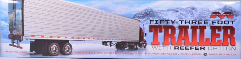 Plastic Kitset - 1/25 53' Trailer w/Reefer Carousel 1