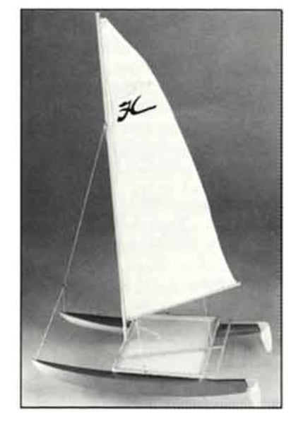 Wooden Ship Kit - 14" Sailboat Hobie Cat Carousel 1