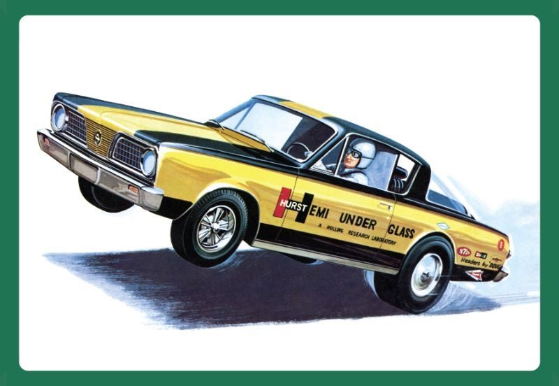 Plastic Kitset - 1/25 '66 Barracuda Hemi Under Carousel 1