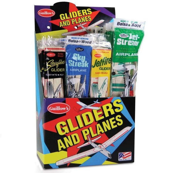 Balsa Glider Kit - Combo Pack pcs Assort Carousel 1