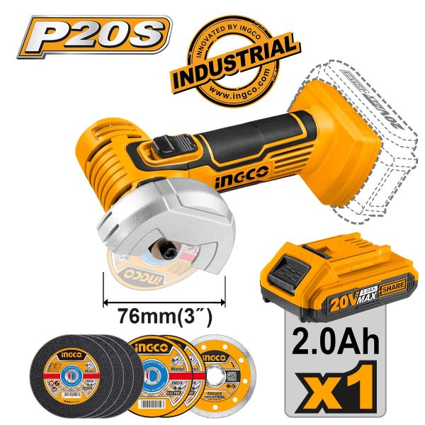 Lithium-ion mini cut-off tool INGCO Carousel 1