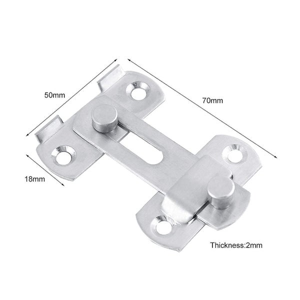 Stainless Steel Hasp Latch, Sliding Door And Window Cabinet Accessories For Cabi Carousel 2