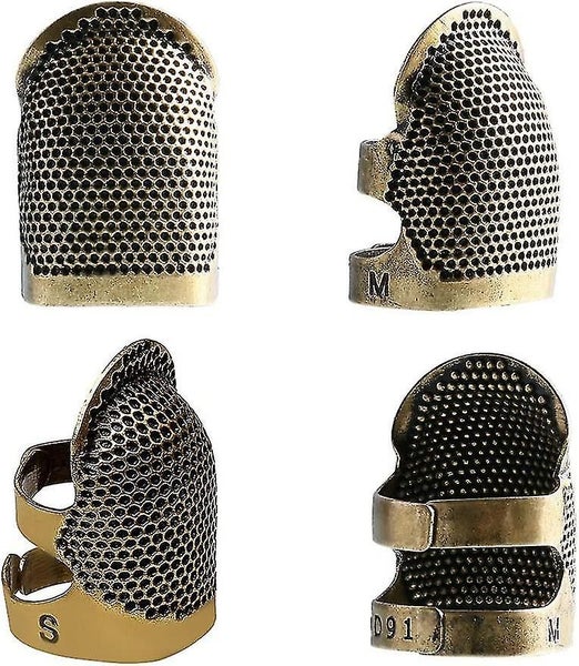 Sewing Thimble, Metal Finger Protectors Fingertip Retro Thimble Finger Shield Ri Carousel 1