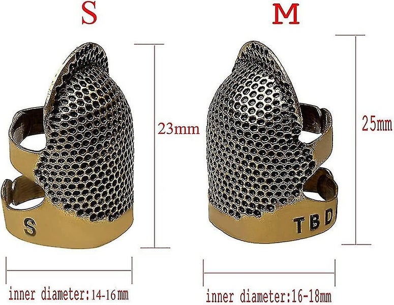 Sewing Thimble, Metal Finger Protectors Fingertip Retro Thimble Finger Shield Ri Carousel 2