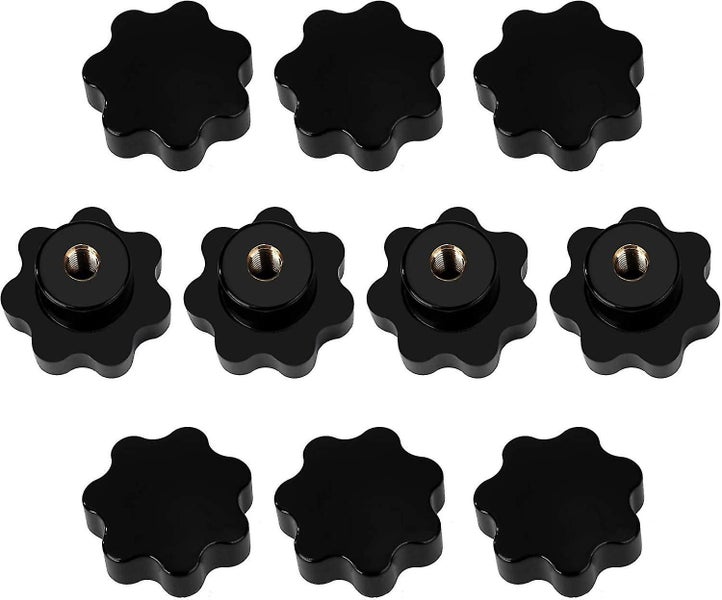 Thread Clamping Knobs M8 Star Knob Female Screw Knurled Grip Handle Nuts For Mac Carousel 1