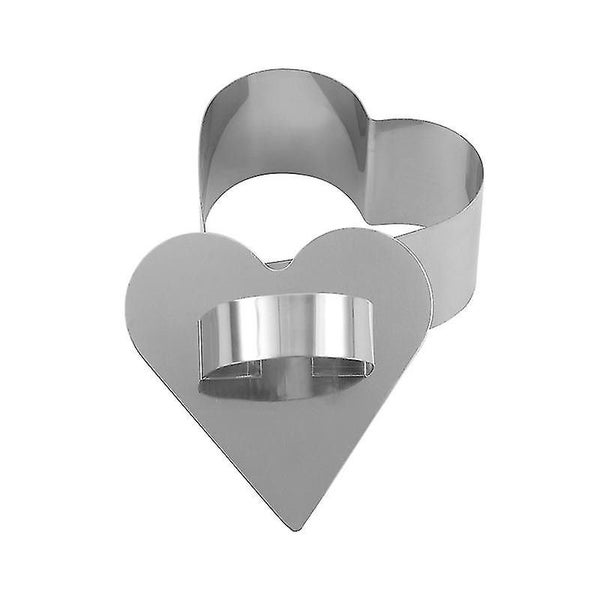 Stainless Steel Cake Ring Cake Mold With Push Piece Rice Ball Sushi Tools(1 Pcs, Carousel 2