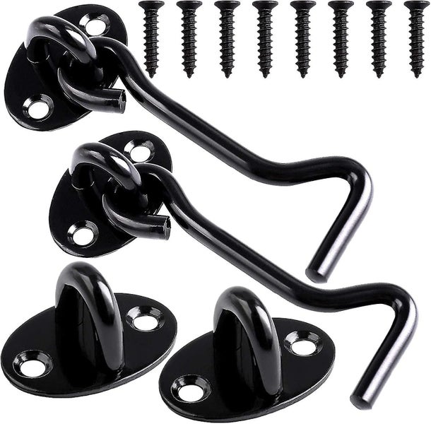 Stainless Steel Door Latch Cabin Hook And Eye Latch Solid Gate Window Lock With Carousel 1