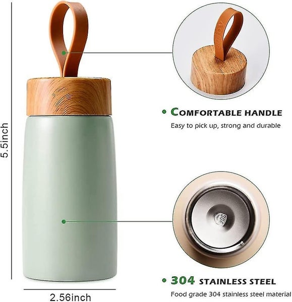 Thermos Water Bottle, Mini Portable Coffee Mug Travel Cup Stainless Steel, Vacuu Carousel 2