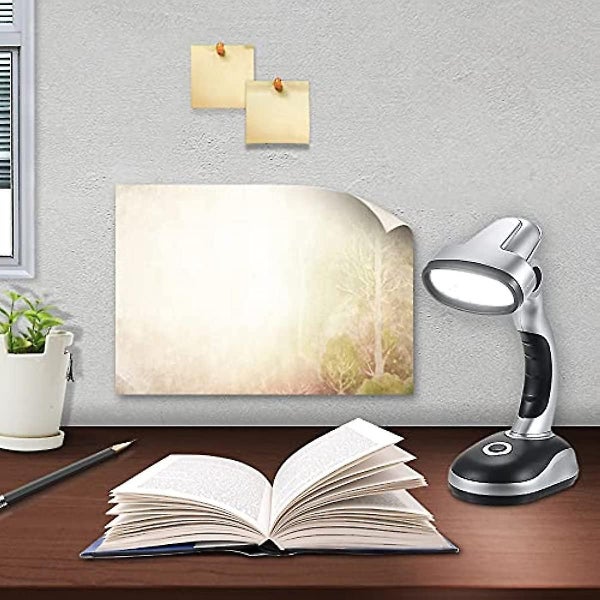 Table Lamp 12 Led Portable Desk Light Table Lamp 3 * Aa Batteries Operated Adjus Carousel 5
