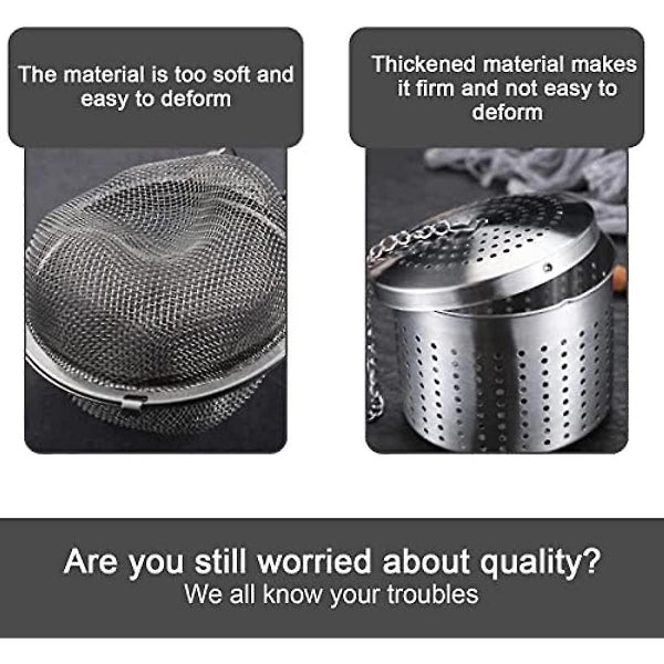 Tea Ball Strainer Stainless Steel Loose Leaf Infuser Filter Interval Diffuser S Carousel 2